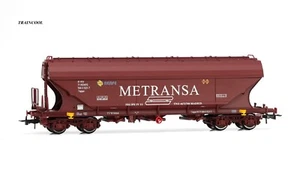 HE6068 RENFE, wagon silo TT5, livrée rouge oxydé "Metransa", ép. IV Echelle ho - Imagen 1 de 1