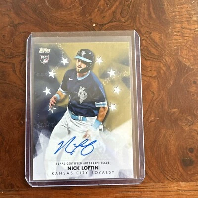 2024 Topps Series 1 - Baseball Stars Autographs #BSA-LOF Nick Loftin (AU, RC) - Image 1 of 2