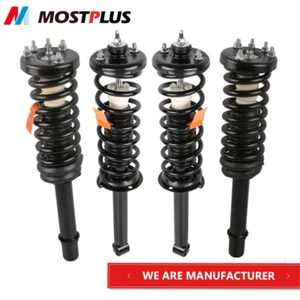 Set(4) Complete Shock Struts w/ Spring Assembly For 2003-2007 Honda Accord - Picture 1 of 9
