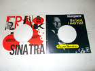 FRANK SINATRA 2 rare different Italy HOLED-COVERS (no records) for 7&quot; jukebox NM