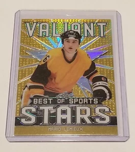 2020 Leaf Mario Lemieux Best Of Sports Valiant Stars Gold Parallel /10 VS-14 - Picture 1 of 2