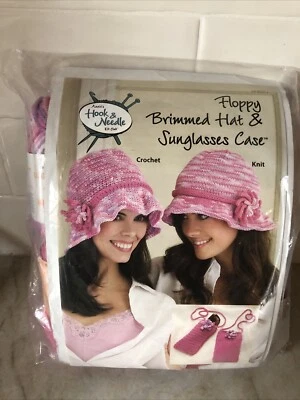 Hook & Needle Floppy Brimmed Hat & Sunglass Case - Image 1 of 2