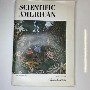 Scientific American Magazine 1970 September Biosphere Earth Energy Cycle - Foto 1 di 5