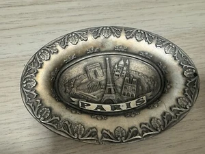 Vintage SAP Polyne Paris Eiffelturm erhöhte Schmuckschale - 4 1/4" - Bild 1 von 10