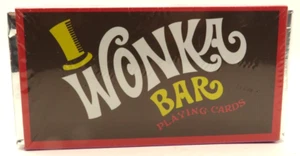Tarjetas de juego Willy Wonka barra de chocolate de Acuario, selladas de fábrica-NUEVAS - Imagen 1 de 7