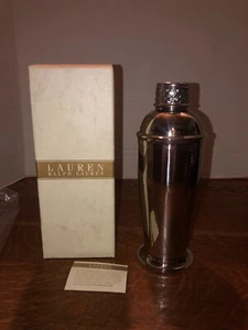 New Ralph Lauren Equestrian Braid 3 Piece Bar Ware Shaker 18/8 Stainless NIB - Picture 1 of 9