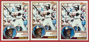 x3) 1983 Topps Eddie Murray Orioles de Baltimore ️ Cortacésped #530 ex-nm+ - Imagen 1 de 2