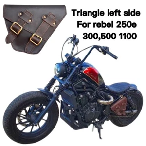 Bolsa triángulo marrón brazo oscilante lateral izquierdo para honda rebel 250e cmx300 500 1100 - Imagen 1 de 5