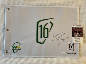 Tom Kim Signed 2023 WASTE MANAGEMENT PHOENIX 16th FLAG Autographed JSA COA - Picture 1 of 1