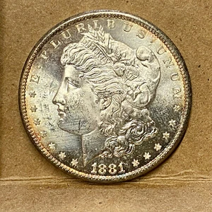 DÓLAR MORGAN 1881 S BONITO TONIFICADO UNC - Imagen 1 de 2