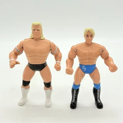 Figura de acción Lex Luger & Ric Flair WCW Wrestling 5" luchadores de juguete WWE WWF 1998 Foto 1 de 4