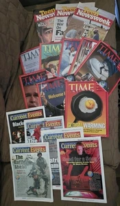 Teen Newsweek + Time For Kids + Current Events NEWS MAGAZINES LOT - Picture 1 of 6