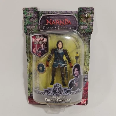 Chronicles of Narnia Final Battle Prince Caspian Play Along 2007 con espada escudo Foto 1 de 4