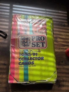1990 / 91 Pro Set Soccer (UK Football) Collector Cards 48 Packs Sealed - Bild 1 von 7