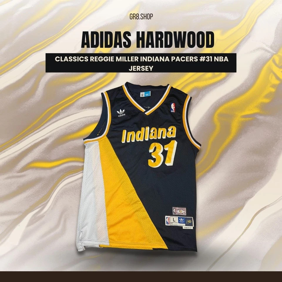 Camiseta deportiva vintage Adidas Hardwood Classics Reggie Miller Indiana Pacers #31 talla NBA Foto 1 de 4