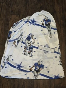 Vintage 1992 NFL Football Dallas Cowboys Fitted Twin Sheet  - Picture 1 of 5