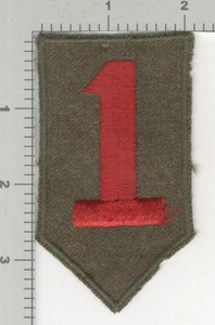 Pre WW 2 US Army 1st Infantry Division Gabardine Patch Inv# K4019 - Picture 1 of 2