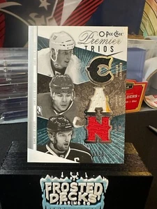 2009-10 O-Pee-Chee Premier -Trios Lecavalier, Nash, Iginla MEM /50 GAME USED NHL - Picture 1 of 2
