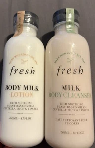 NEW & SEALED Fresh Milk Body Cleanser & Body Milk Lotion - Picture 1 of 2
