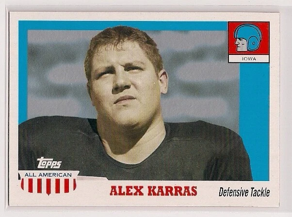 2005 ALEX KARRAS TOPPS ALL AMERICAN #63 IOWA HAWKEYES DETROIT LIONS - Image 1 of 1