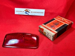 NOS Lynx-Eye T-371 Red Glass Triflex Stop and Tail Lamp Lens for Plymouth 1942 - Bild 1 von 2