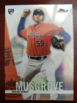JOE MUSGRAVE 2019 TOPPS FINEST ROOKIE CARD #51. NEW - Image 1 of 2