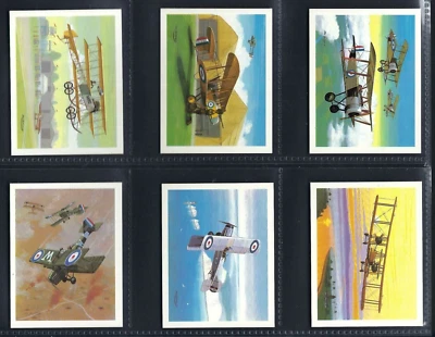 PLAYER (TOM THUMB) - HISTORY OF BRITISH AVIATION - FULL SET OF 30 CARDS - Image 1 of 4
