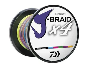 Daiwa J-Braid x4 Braided Line 330 Yards Multi-Color - Picture 1 of 9