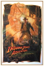 INDIANA JONES ADVENTURE DISNEYLAND - COLLECTOR POSTER 4 SIZES  (B2G1 FREE!!)