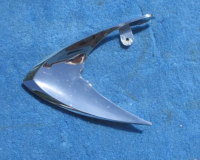 1956 1957 Lincoln Premier Capri Left Door Panel Insert Re-Chromed OEM FOMOCO - Image 1 of 4