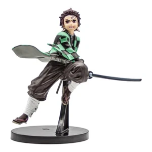 Demon Slayer Tanjiro Kamado Action Figure Collectible Desk Vibration Stars - Picture 1 of 7
