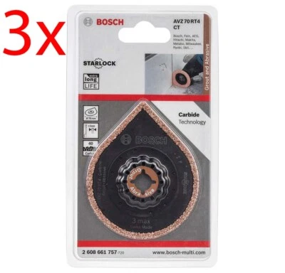 3 units of genuine Bosch (AVZ 70 RT4 (abrasive) 2.608.661.757) STARLOCK - Bild 1 von 4