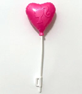 Barbie Bambola Palloncino Compleanno FESTA Cuore Rosa Brillante Accessorio Casa Sogno - Foto 1 di 4