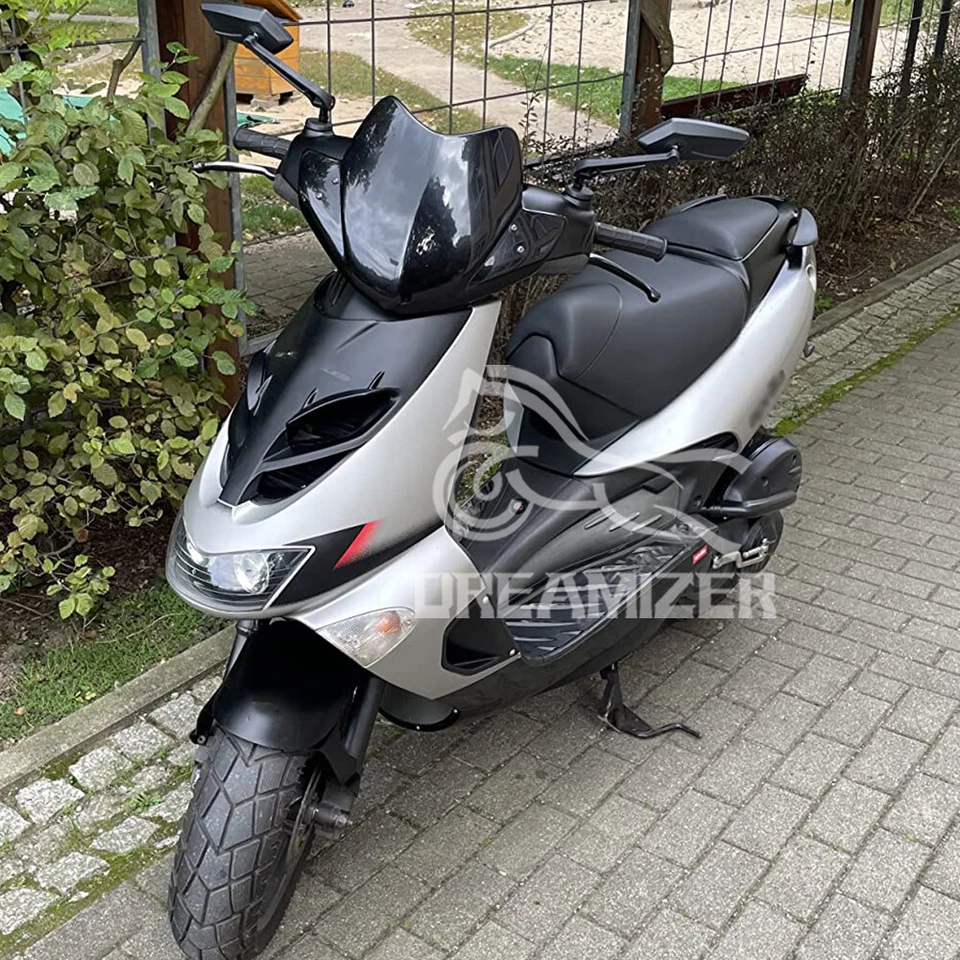 8MM 10MM Motorcycle Rearview Side Mirrors For Aprilia SR50 SR150 SR160 Scooter - Image 1 of 4