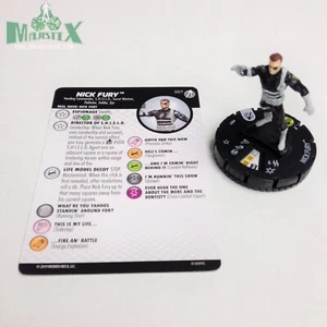 Heroclix Captain America and Avengers set Nick Fury #007 Common figure w/card! - Picture 1 of 1