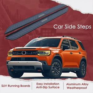 2PCs Side Steps Running Boards Fits for HONDA PASSPORT 2025 2026 Side Nerf Bars - Picture 1 of 5