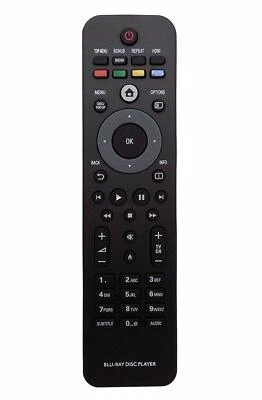 Philips Blu-ray DVD Disc player Remote BDP2105/F BDP2105/F7 BDP2180/F8 BDP2185/F - Image 1 of 3