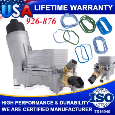 Carcasa de refrigeración de aceite de motor de aluminio para Chrysler 200 300 Jeep Grand Cherokee Ram Foto 1 de 4