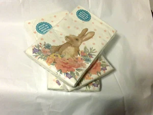 Pioneer Woman Easter Spring 72 Bunny paper napkins party supplies 3 pks. - Picture 1 of 5