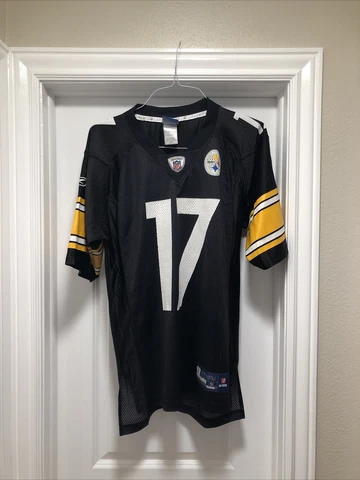 Pittsburg Steelers Football Small NFL Wallace # 17 Men's Jersey EUC Cover
