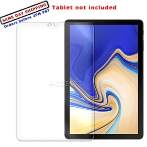 Tempered Glass Screen Protector Film for Samsung Galaxy Tab S4 10.5" SM-T837T - Picture 1 of 3