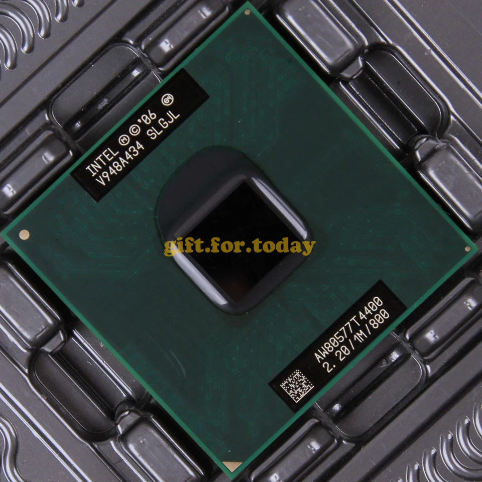 Original Intel Pentium T4400 2.2 GHz Dual-Core (AW80577GG0491MA) Processor CPU - Image 1 of 1