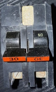 Federal Pacific NA240 30A Circuit Breaker - Black - Picture 1 of 4