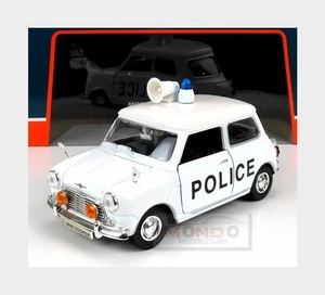 1:18 MOTORMAX Morris Mini Cooper Police 1961 White MTM79742 Model - Picture 1 of 2