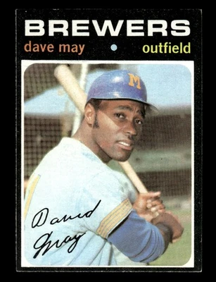 1971 Topps Set Break #493 Dave May EX-EX/MT *BNCARDS* - Image 1 of 2