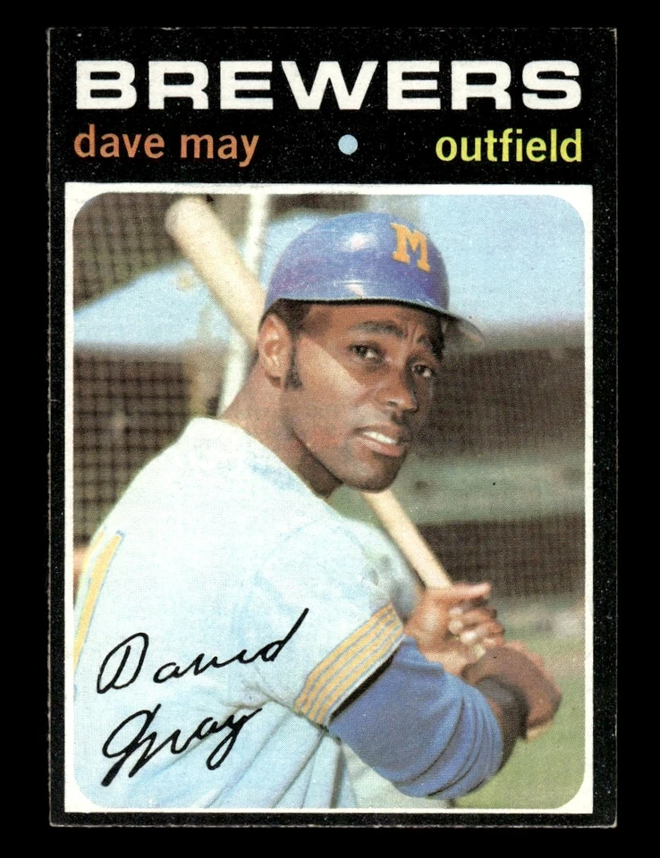 1971 Topps Set Break #493 Dave May EX-EX/MT *BNCARDS* - Image 1 of 2
