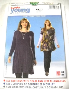 Túnica Burda Young 7603 en 2 longitudes talla 16-26 patrón de costura - Imagen 1 de 2