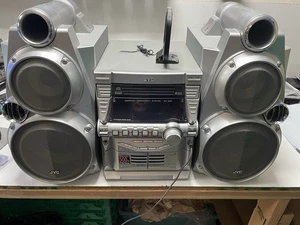 JVC Compact MX-GB6 CD Ghettoblaster Vintage Dual Cassette Tape Player (Disc lesen) - Bild 1 von 12
