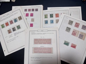 GERMANY 1945 1946 SOVIET ZONE LOCAL STAMPS COLLECTION THURINGEN SACHSEN SPREMBER - Picture 1 of 19