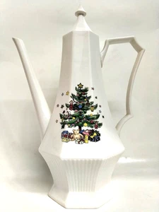 Vintage Nikko Classic Christmas China 13" Teekanne Weihnachtsbaum Japan - Bild 1 von 7